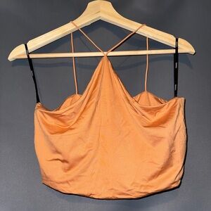 Strappy Burnt Orange Crop Top
